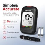 ⁦جهاز قياس سكر الدم الذكي Sinocare Safe AQ Max III مع 50 شريط فحص⁩ - الصورة ⁦6⁩